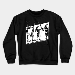 5L1M Circuit Board Point to Point 228 v1 Crewneck Sweatshirt